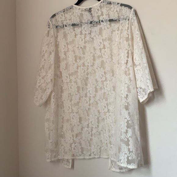 Express lace cardigan /bikini coverup - Picture 4 of 11